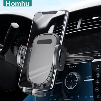 Homhu Universal CD Slot de Masina de Suport de Telefon Rotație de 360 de Grade Muntele Masina Telefon Mobil Telefon Stea în Mașină pentru iPhone Samsung Redmi