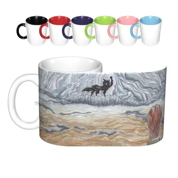 Iarna Lup - Fantastic Mr Fox De Wes Anderson Cani Ceramice Cești De Cafea Ceai Lapte Cana Creative Trend Vintage Cadou Sticla C