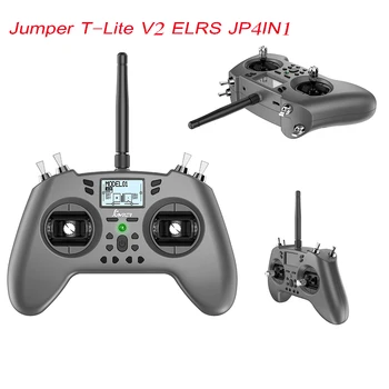 Jumper T-Lite V2 ELRS JP4IN1 2.4 GHz 16CH Senzor Hall Cardane 150mW Built-in Multi-protocol OpenTX Controler de la Distanță Transmițător