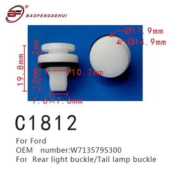 Lumina Din Spate De Poziționare Fixare Pentru Ford W713579s300 Coada De Lampa Catarama Pozitioner