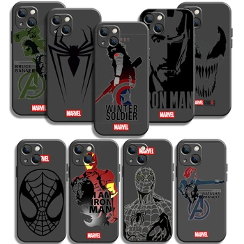 Marvel Desene animate Spiderman Cazuri de Telefon Pentru iPhone 11 12 Pro MAX 6S 7 8 Plus XS MAX 12 13 Mini X XR SE 2020 TPU Moale Capacul din Spate