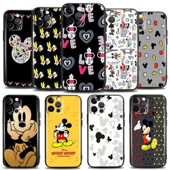 Mickey Minnie Mouse-ul Pentru Apple iPhone 13 12 11 Pro Mini X XR XS Max SE 6 6S 7 8 Plus Telefon Caz Carcasa Spate Capac de Silicon