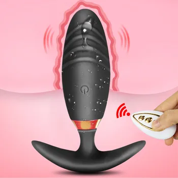Mini Erotic Glont Vibrator Jucarii Sexuale pentru Femei Barbati Wireless Anal, Dop de Fund de Prostata pentru Masaj Stimulator Clitoris Adulți