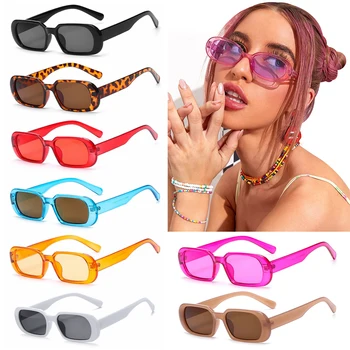 Moda ochelari de Soare Vintage Cadru Mic Retro Oval Shades ochelari de Soare ochelari de Soare pentru Femei Ochelari de