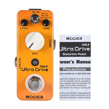 Mooer Chitara Pedala. Distoro Guitarra Sintetizator pentru Chitara Electrica pedalelor de Efect Ultra Drive Mkii Dinamic Mds6