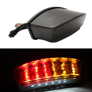 Motocicleta LED-uri de Semnalizare Spate, Coada Opri Lumina de Frână Lampa de Avertizare Integrate Pentru Moster M400 M750 M900 M1000 S4R 1994-2008