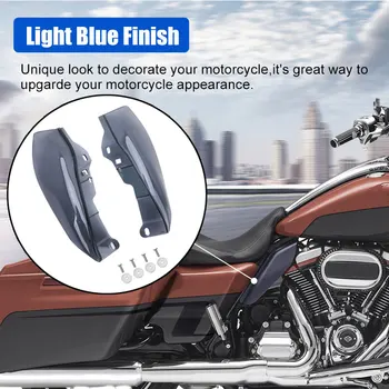 Motocicleta Scut Termic Mid-Cadru Albastru Deflectorului de Aer Pentru Harley Touring Trike Rege Drum Electra Glide CVO Limitat 09-16