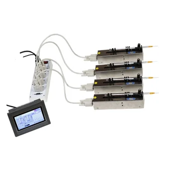 Multi-canal, posibilitate de încălzire micro pompa pentru seringă cu ultrasunete, spray de acoperire independent de control al pompei de seringă