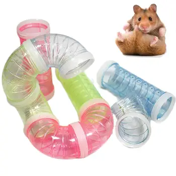 Multi-scop Diy animale de Companie Tunelului Cușcă de Hamster Externe Jucărie Sport Conectabil Extensibil Musca-rezistent Labirint Piese de Culoare aleatorii