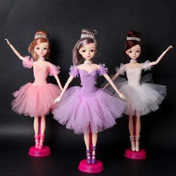 Noi 30 Cm Bjd Papusa 1/6 Prințesă de Moda Fata de Balet Jucării Drăguț Multi-comun Mobile pentru Copii Cadou de Ziua