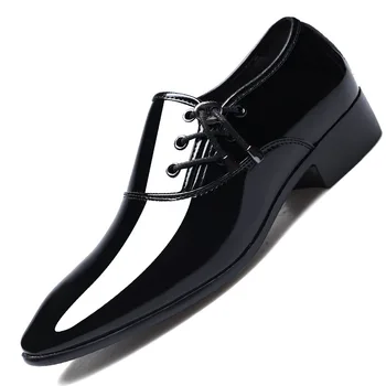 Oamenii De Afaceri Rochie Pantofi De Moda A Subliniat Oxford Casual Pantofi Din Piele Plus Dimensiune 38-48 De Nunta De Înaltă Calitate Încălțăminte