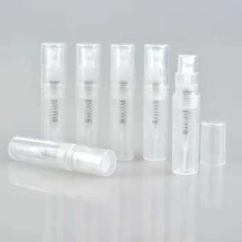 Plastic Parfum Spray Flacon Gol de 2 ml 2G Reîncărcabile Eșantion Container Cosmetice Mini Rotund Atomizor Pentru Lotiune LX1028