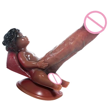Realist Penis artificial femeia patrunde barbatul Pentru Femei Masturbare Pielea Dick Silicon Moale de Penisul Sex Anal cu Jucarii Vibrator pentru Cupluri Lesbiene