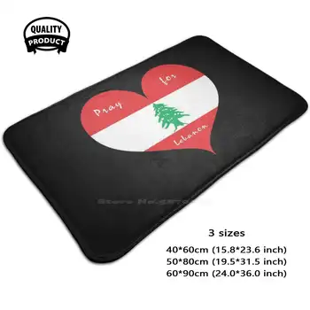 Rugați-Vă Pentru Liban - Explozie În Beirut - Cool Forma De Inima Picior Moale Pad Cameră Bunuri Covor Covor Prayforlebanon Rog Liban