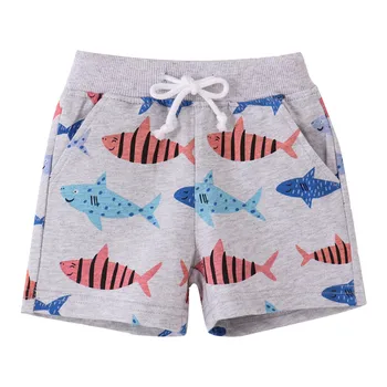 Sărituri de Metri New Sosire Băieți Fete pantaloni Scurți pentru Copii Copilul Pește Cordon de Imprimare de Animale de Vânzare Fierbinte pentru Copii Pantaloni scurți