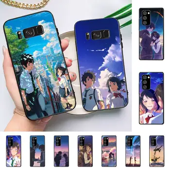 Yinuoda Anime Numele Tău Caz de Telefon pentru Samsung Note 5 7 8 9 10 20 pro plus lite ultra A21 12 72